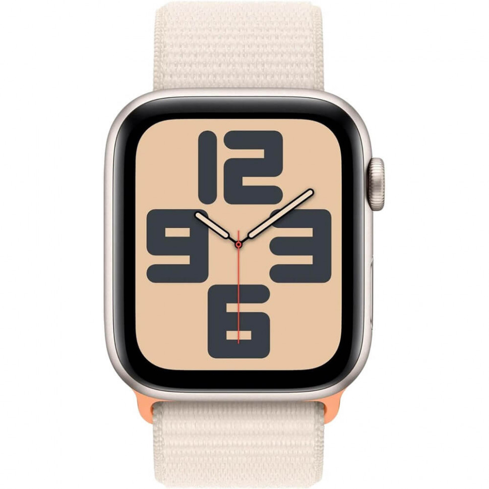 Умные часы Apple Watch SE 2023 44mm Starlight Aluminum Case with Starlight Sport Loop