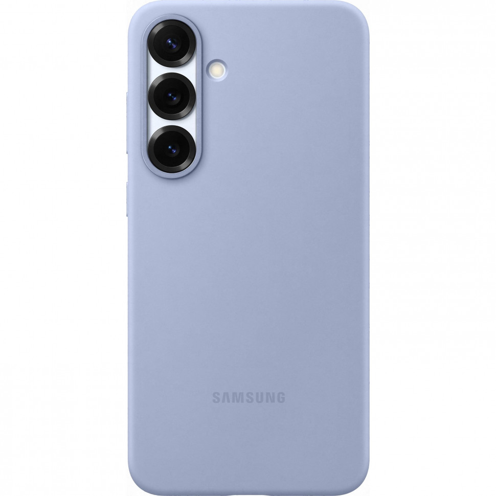 Чехол защитный Samsung Silicone Case для Samsung Galaxy S25 Голубой