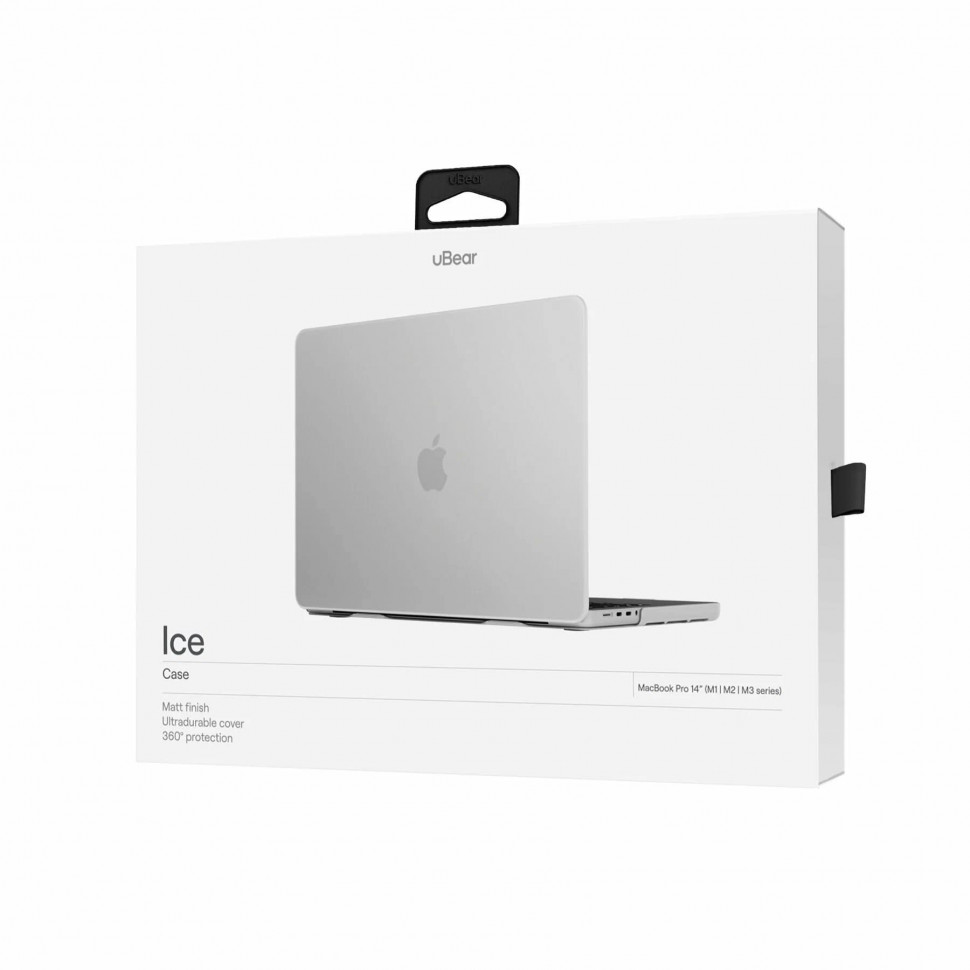 Чехол защитный uBear Ice Case для MacBook Pro 14 (M1/M2/M3/M4) Белый