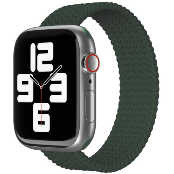 Ремешок VLP Braided Band для Apple Watch 40/41/42mm (S/M) Темно-зеленый