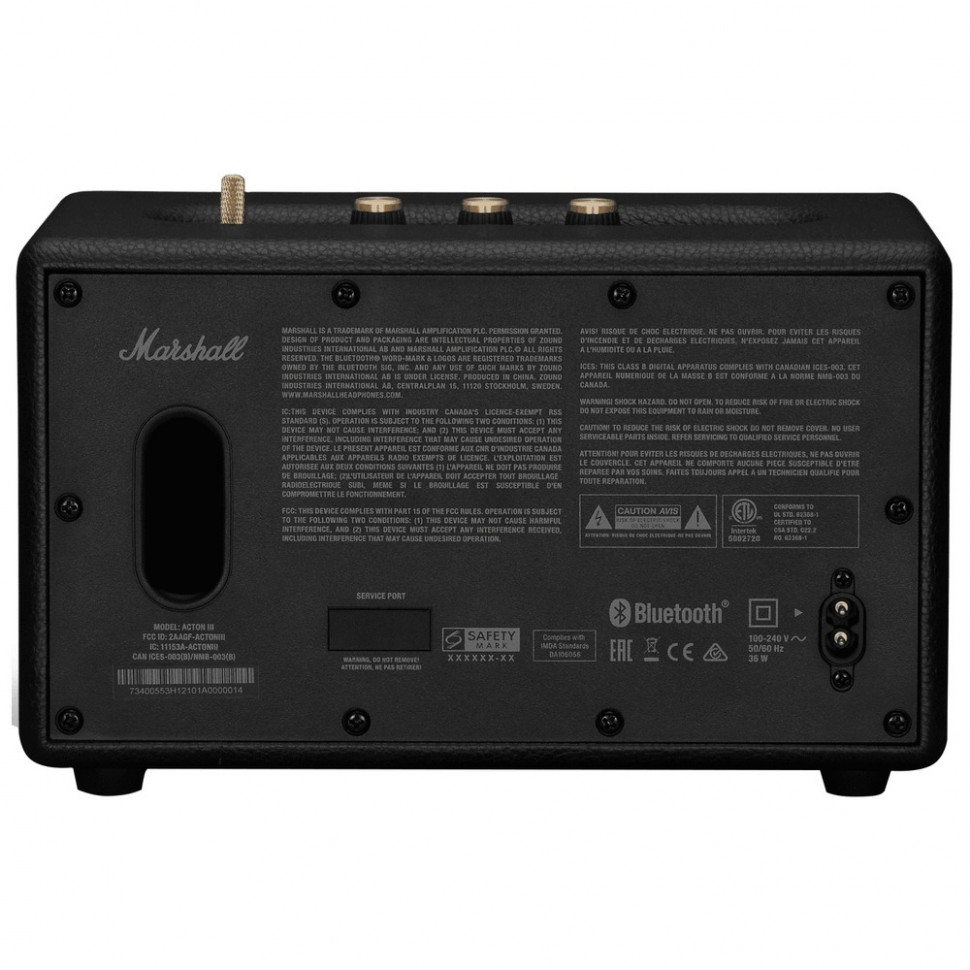 Портативная акустика Marshall Acton III Черный (Black)