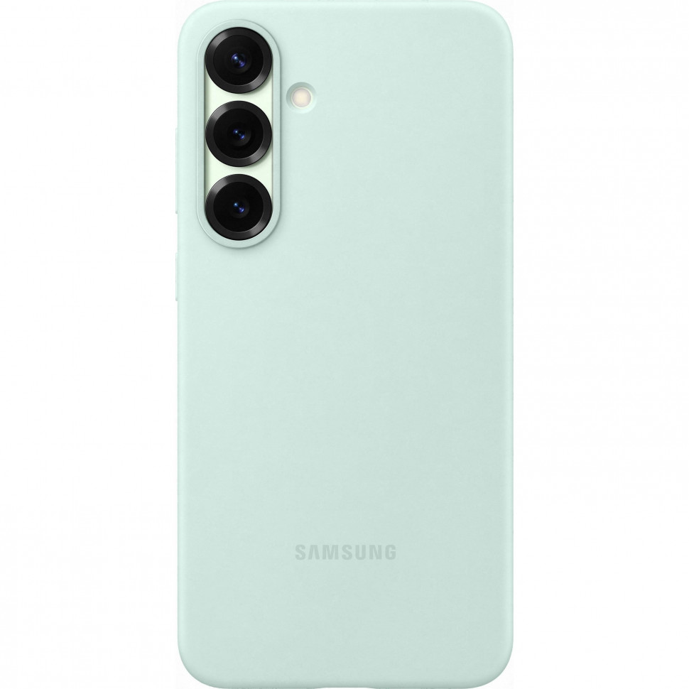 Чехол защитный Samsung Silicone Case для Samsung Galaxy S25 Мятный