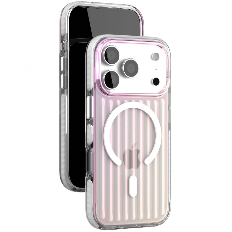 Чехол защитный VLP Pulse Case MagSafe для iPhone 17 Pro Перламутровый