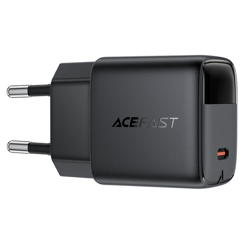 Сетевое зарядное устройство ACEFAST A115 30W GaN USB-C Черный