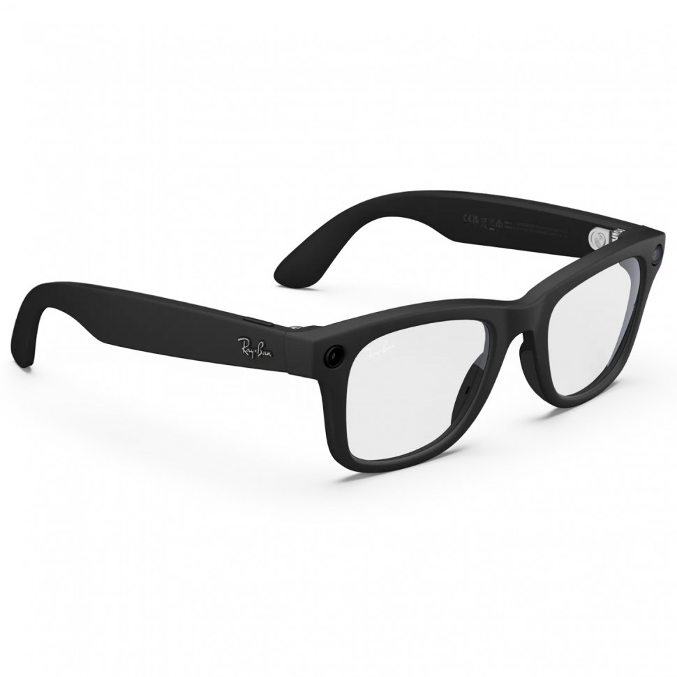 Умные очки Ray-Ban Wayfarer (Gen 2) Matte Black Clear (L)