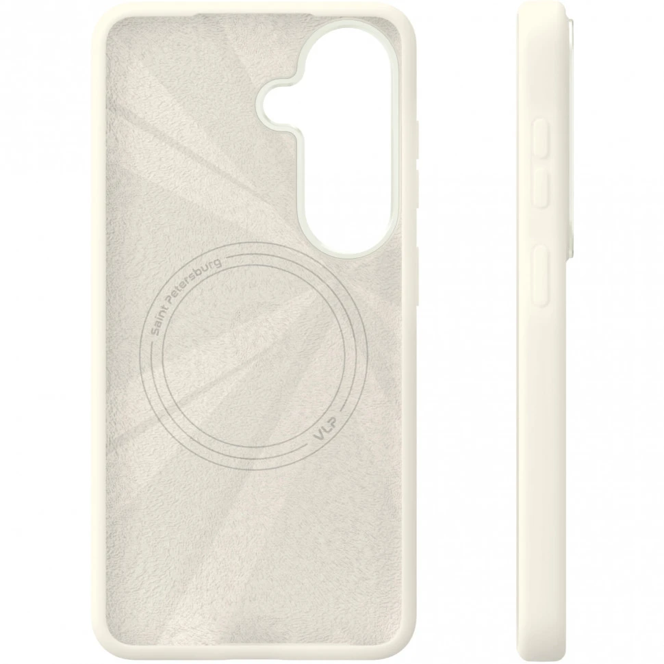 Чехол защитный VLP Aster Pro Case с MagSafe для Samsung Galaxy S26 Белый