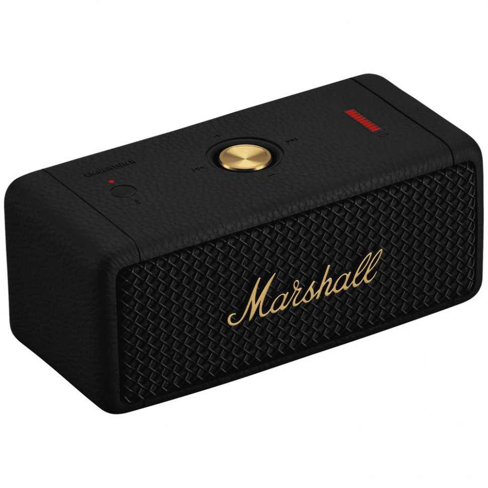 Портативная акустика Marshall Emberton II Черная латунь (Black & Brass)