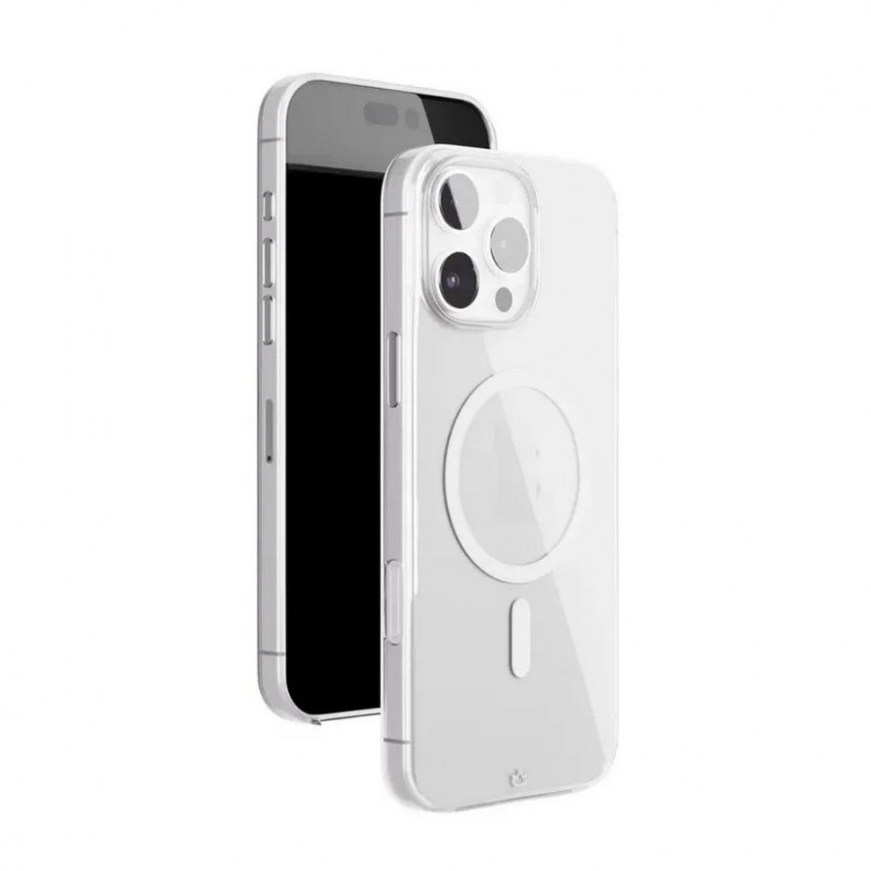 Чехол защитный VLP Puro Case MagSafe для iPhone 16 Pro Max Прозрачный