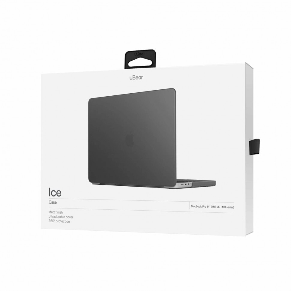 Чехол защитный uBear Ice Case для MacBook Pro 14 (M1/M2/M3/M4) Черный