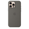 Чехол защитный Apple Silicone Case с MagSafe для iPhone 16 Pro Max Stone Gray