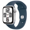 Умные часы Apple Watch SE 2023 44mm Silver Aluminum Case with Sport Band Storm Blue (M/L)
