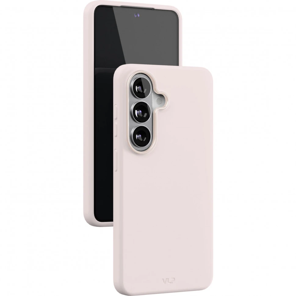 Чехол защитный VLP Aster Pro Case с MagSafe для Samsung Galaxy S26 Розовый 