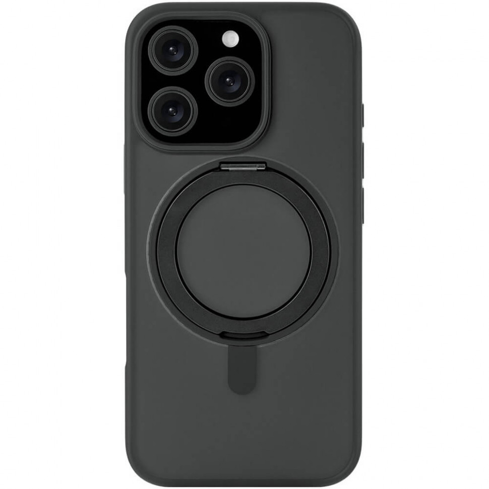 Чехол защитный uBear Clip 360 Mag Case для iPhone 16 Pro Max Черный