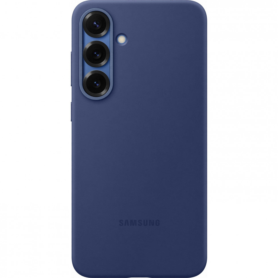 Чехол защитный Samsung Silicone Case для Samsung Galaxy S25+ Синий