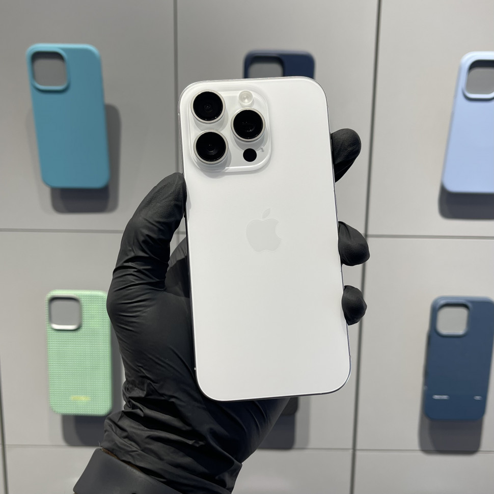 Смартфон Apple iPhone 16 Pro 256GB Белый титан (White Titanium) eSIM (Б/У)