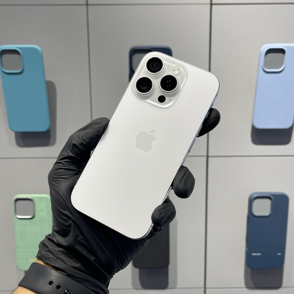 Смартфон Apple iPhone 16 Pro 256GB Белый титан (White Titanium) eSIM (Б/У)