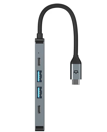 Стыковочная станция VLP Infinity USB-C Hub 5 в 1 Графит