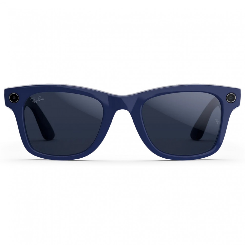 Умные очки Ray-Ban Wayfarer (Gen 2) Shiny Cosmic Blue Clear/Sapphire Transitions (M)