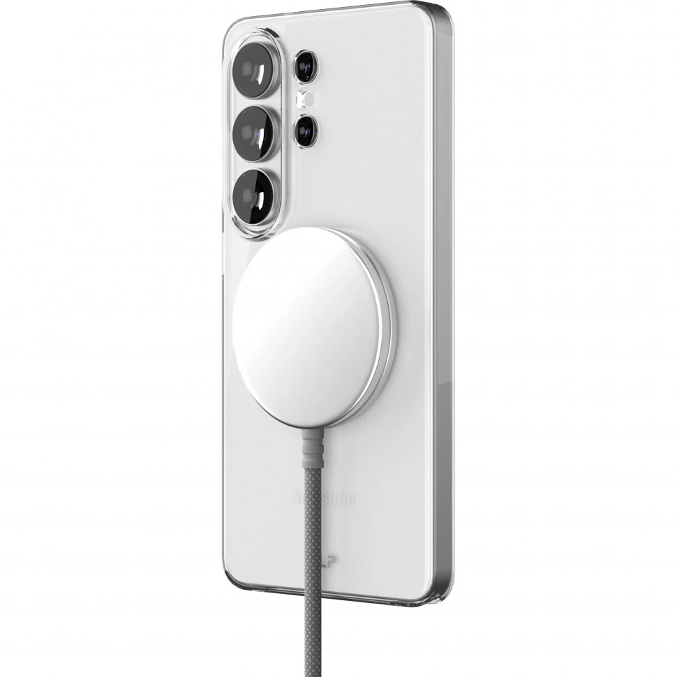 Чехол защитный VLP Puro Case с MagSafe для Samsung Galaxy S26 Ultra Прозрачный