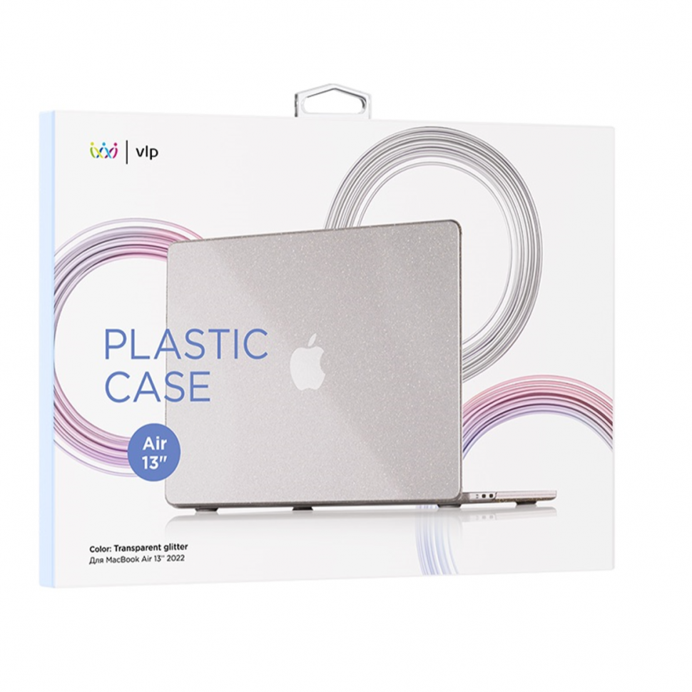 Чехол защитный VLP Plastic Case для MacBook Air 13 (M2/M3/M4) Блески