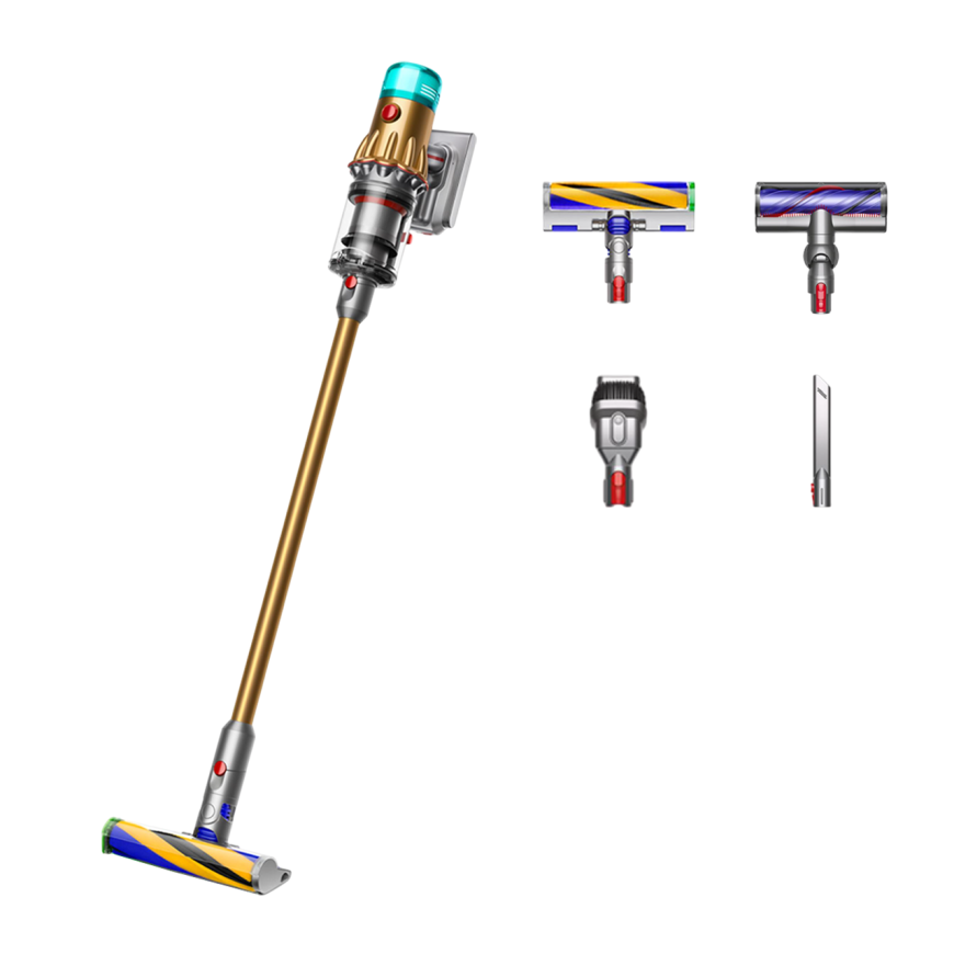 Вертикальный беспроводной пылесос Dyson V12 Detect Slim Absolute (SV46) Gold/Gold (EU)