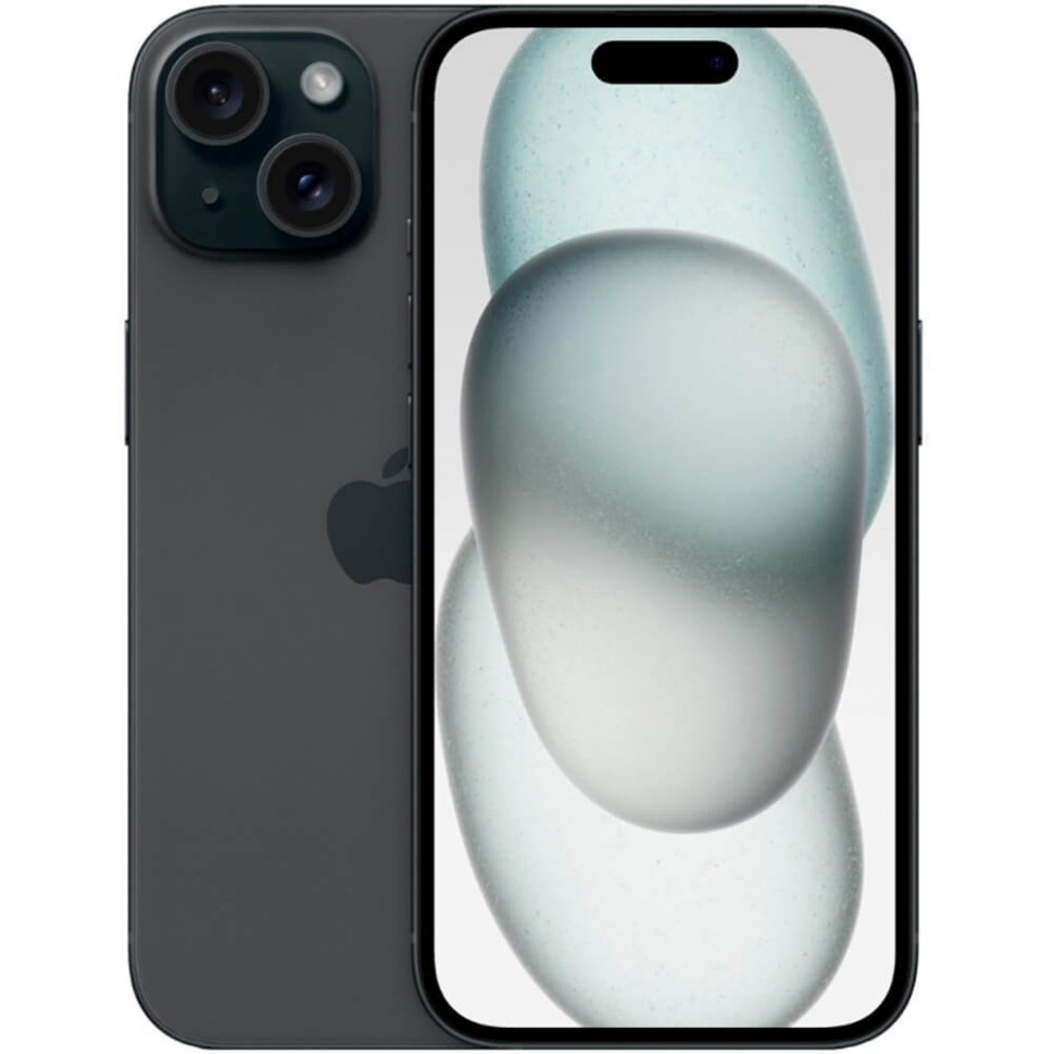 Смартфон Apple iPhone 15 128GB Черный (Black) DualSim