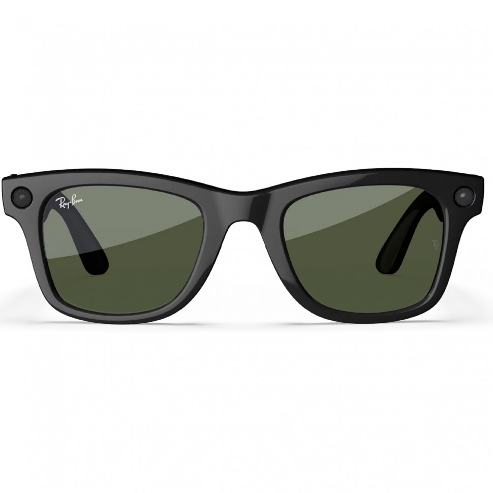 Умные очки Ray-Ban Wayfarer (Gen 2) Shiny Black G-15 Green (M)