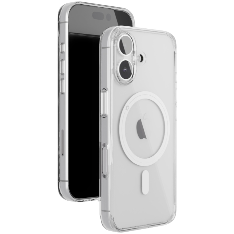 Чехол защитный VLP Diamond Case MagSafe для iPhone 16 Прозрачный