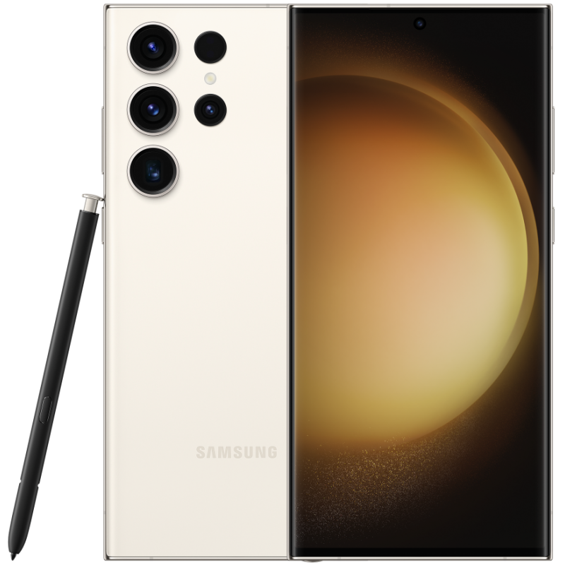 Смартфон Samsung Galaxy S23 Ultra 12/512GB Бежевый (Cream)