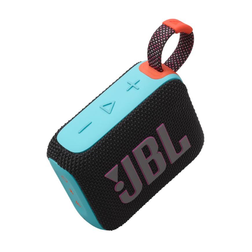 Портативная колонка JBL Go 4 Чёрный/Оранжевый (Black/Orange)