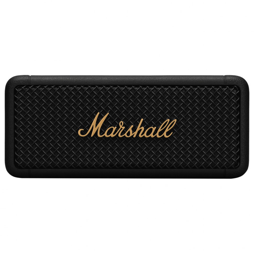 Портативная акустика Marshall Emberton Черная латунь (Black & Brass)