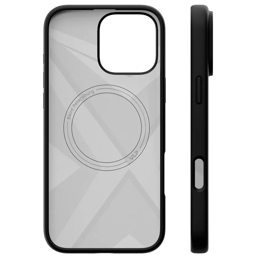 Чехол защитный VLP Aster Case MagSafe для iPhone 16 Pro Max Черный