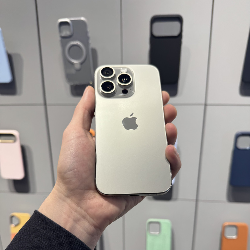 Смартфон Apple iPhone 16 Pro 512GB Натуральный титан (Natural Titanium) (Б/У)