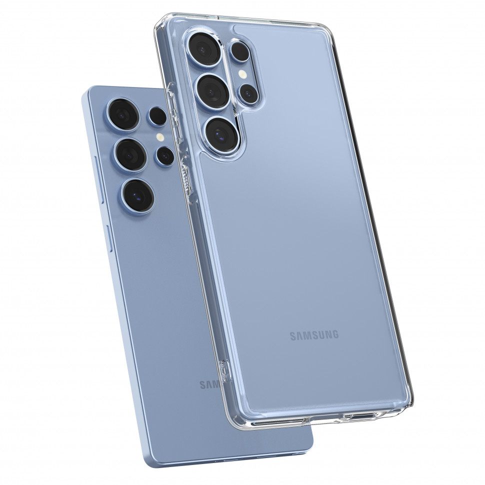 Чехол защитный Spigen Ultra Hybrid для Samsung Galaxy S25 Ultra Прозрачный