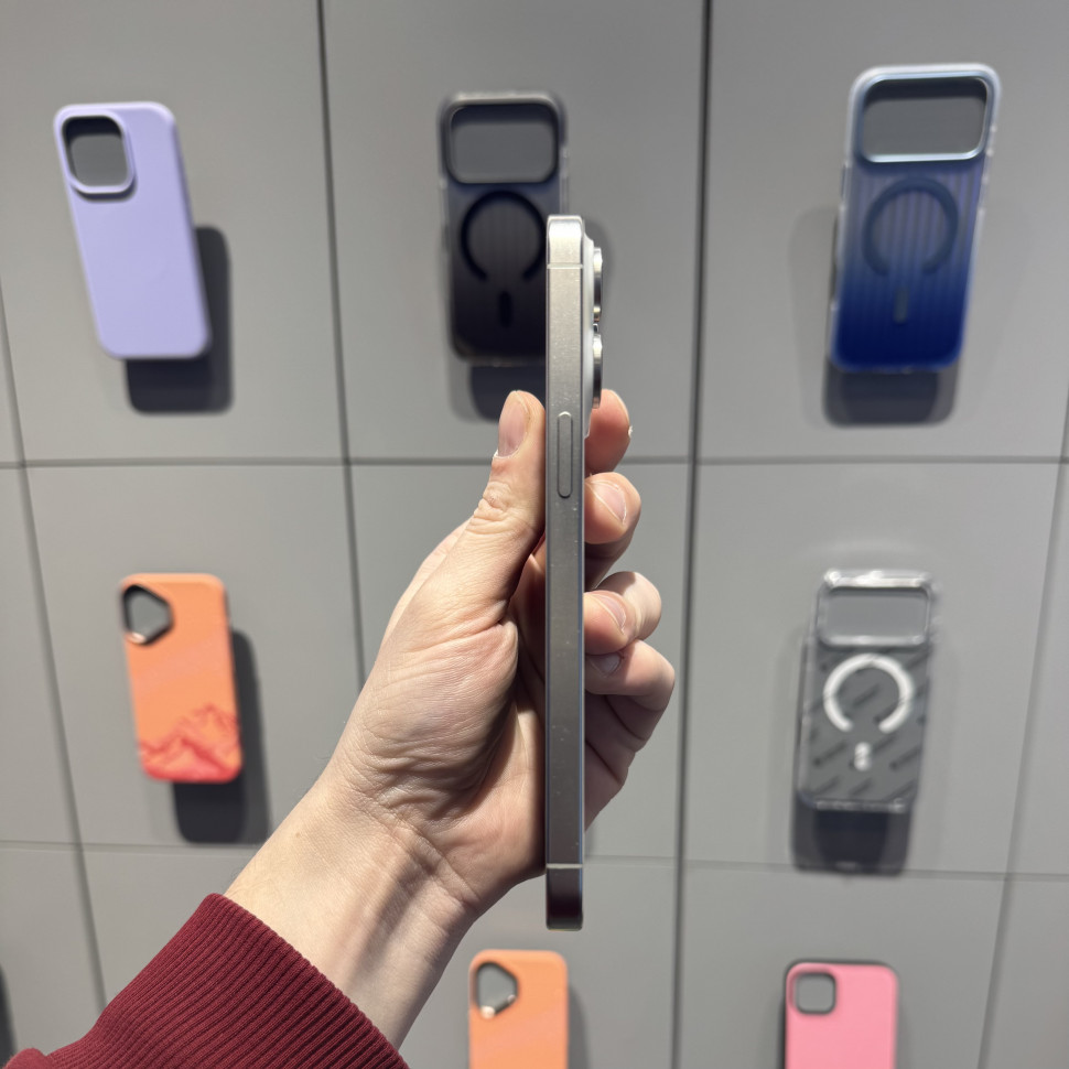 Смартфон Apple iPhone 15 Pro Max 256GB Белый титан (White Titanium) DualSim (Б/У)