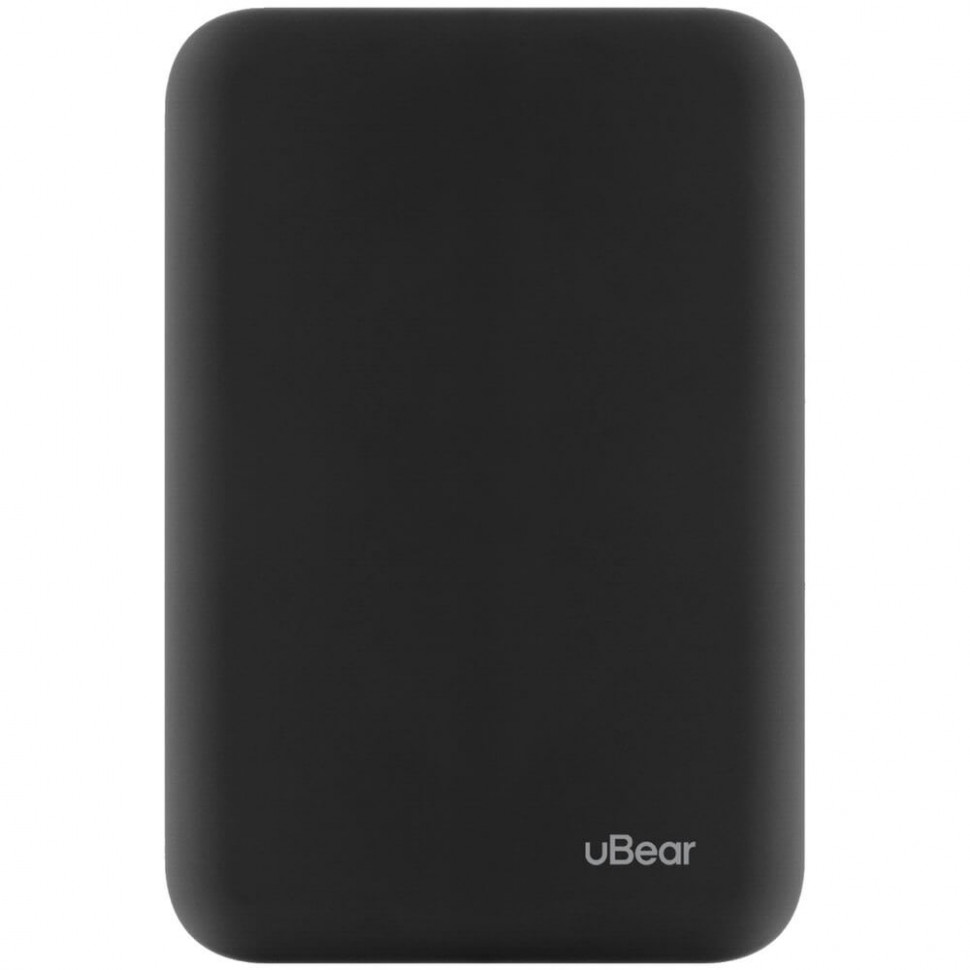 Внешний аккумулятор uBear Flow Magnetic 5000 мАч Черный