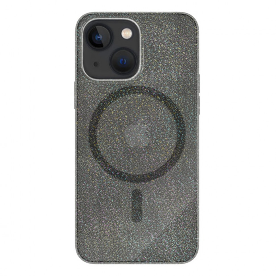 Чехол защитный VLP Starlight Case MagSafe для iPhone 14 Plus Черный