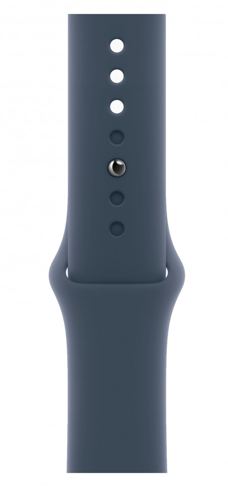 Умные часы Apple Watch SE 2023 44mm Silver Aluminum Case with Sport Band Storm Blue (S/M)