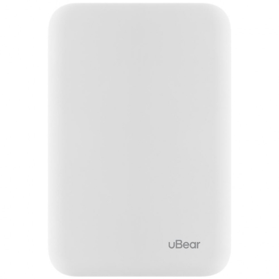 Внешний аккумулятор uBear Flow Magnetic 5000 мАч Белый