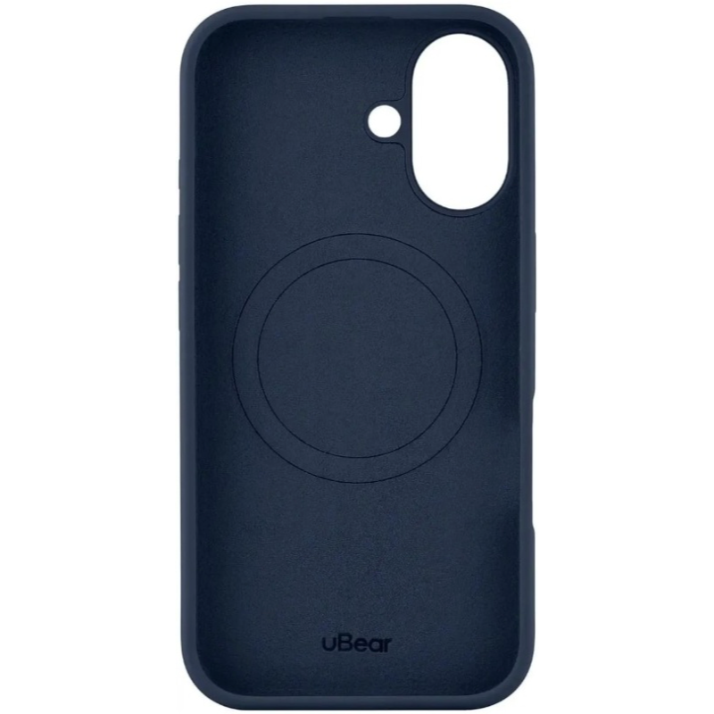 Чехол защитный uBear Touch Mag Case для iPhone 16 Темно-синий