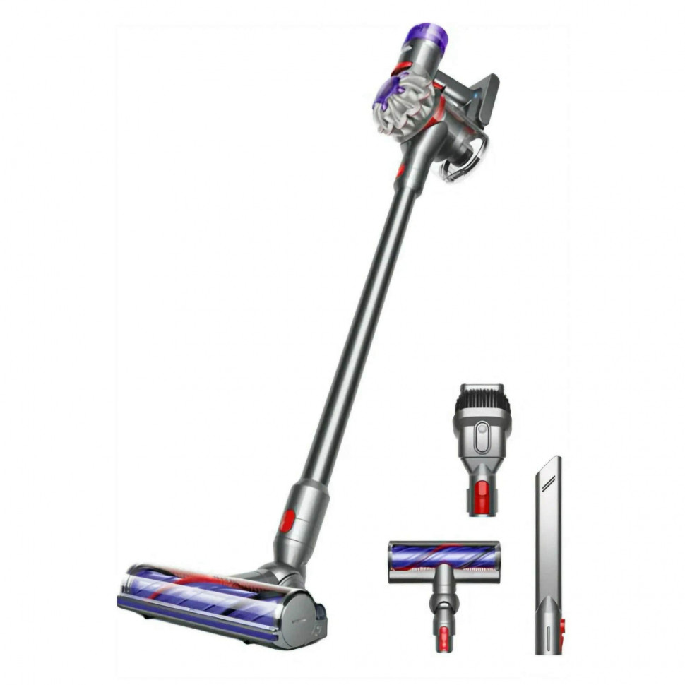 Вертикальный беспроводной пылесос Dyson V8 (SV25) Silver/Nickel (Вилка CN)