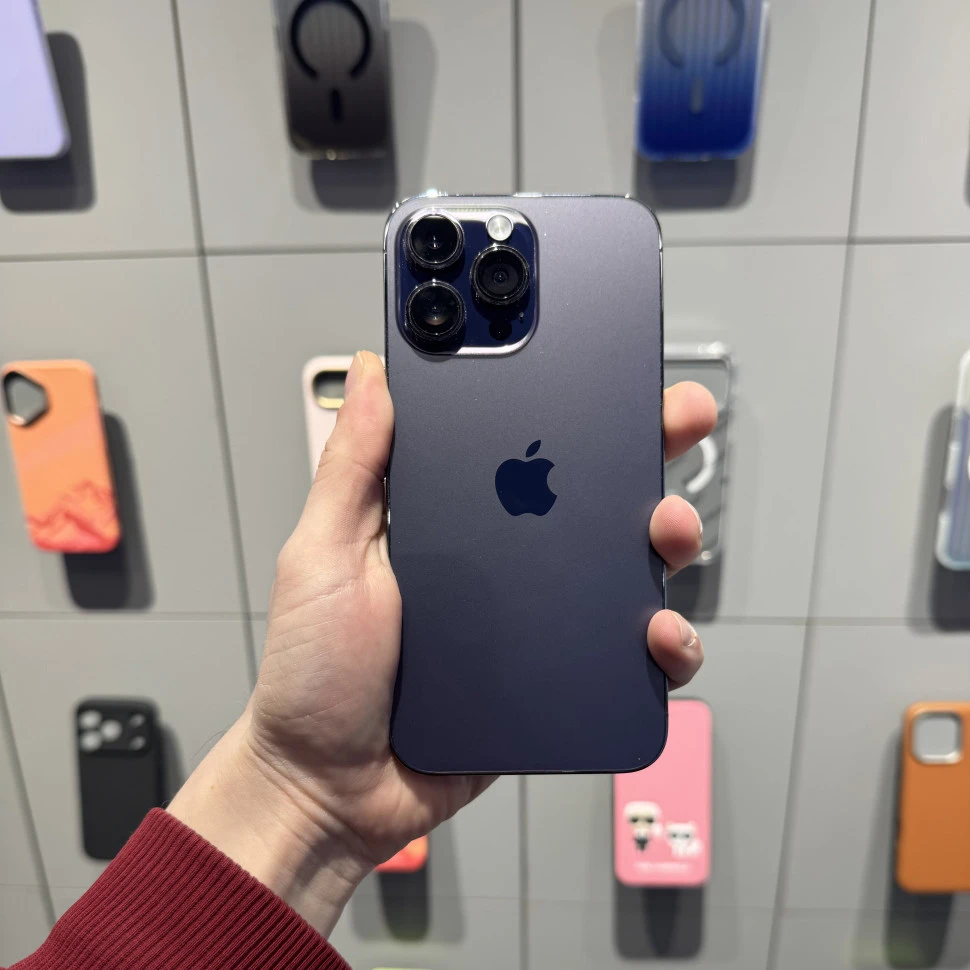 Смарфтон Apple iPhone 14 Pro Max 128GB Фиолетовый (Deep Purple) (Б/У)