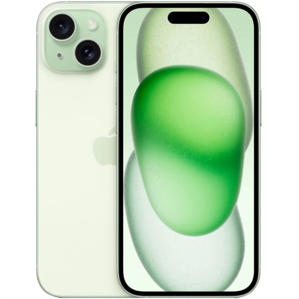 Смартфон Apple iPhone 15 256GB Зеленый (Green) DualSim