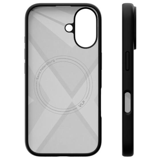 Чехол защитный VLP Aster Case MagSafe для iPhone 16 Plus Черный