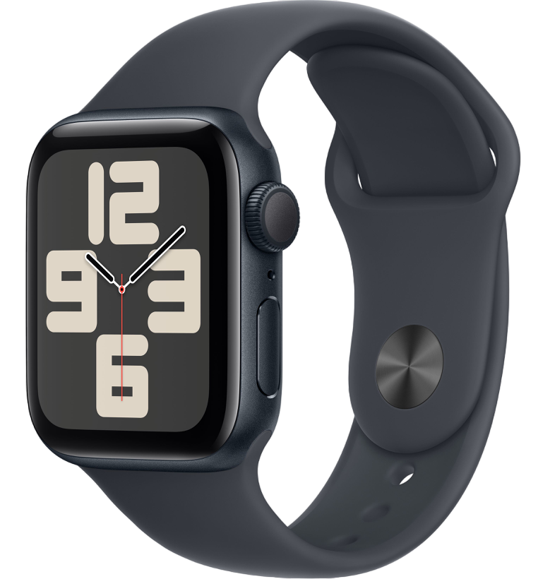 Умные часы Apple Watch SE 2024 40mm Midnight Aluminum Case with Midnight Sport Band (M/L)