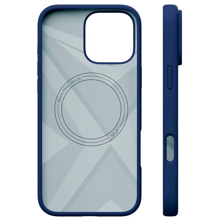Чехол защитный VLP Aster Case MagSafe для iPhone 16 Pro Ультрамарин