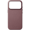 Чехол защитный Mujjo Leather для iPhone 17 Pro Красный (Bronze Red)